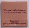 Stuart Anderson's Restaurants Matchbook - Click for more photos
