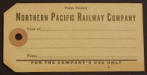Northern Pacific Railway Shipping Tag - Click for more photos