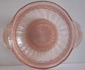 Pink Glass Bowl - Click to go to Depression Glass