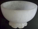 White Opaque Glass Bowl - Click for more photos
