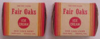 Fair Oaks Ice Cream Container - Click for more photos