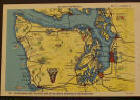 Sportsman and Tourist Map of Olympic Peninsula - Washington - Click for more photos