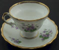 Violet Cup & Saucer - Click for more photos