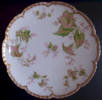 Scalloped Edge Flower Plate - Click for more photos