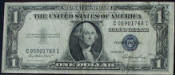 1 Dollar Silver Certificate - Click for more photos