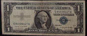 1 Dollar Silver Certificate - Click for more photos