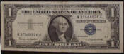 1 Dollar Silver Certificate - Click for more photos