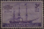 Steamship "Savannah" - 3 Cent - Click for more photos