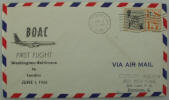 BOAC 1st Flight Washington/Baltimore to London - Click for more photos