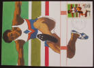 1984 Olympic Games Postcard - Hurdler - Click for more photos
