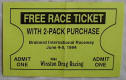 Race Ticket - Winston - Click for more photos