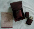 Leather Case & Lighter - Winston Select Trading Co. - Click for more photos